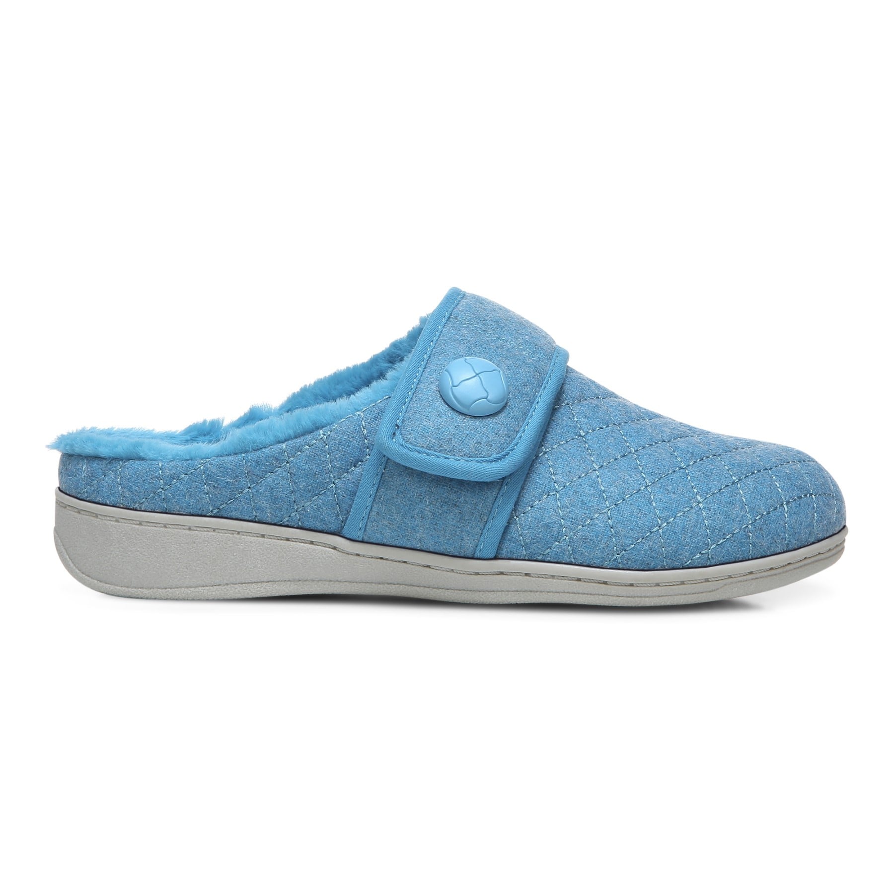 Vionic Carlin Women's Supportive Slippers - Horizon Blue - Right side