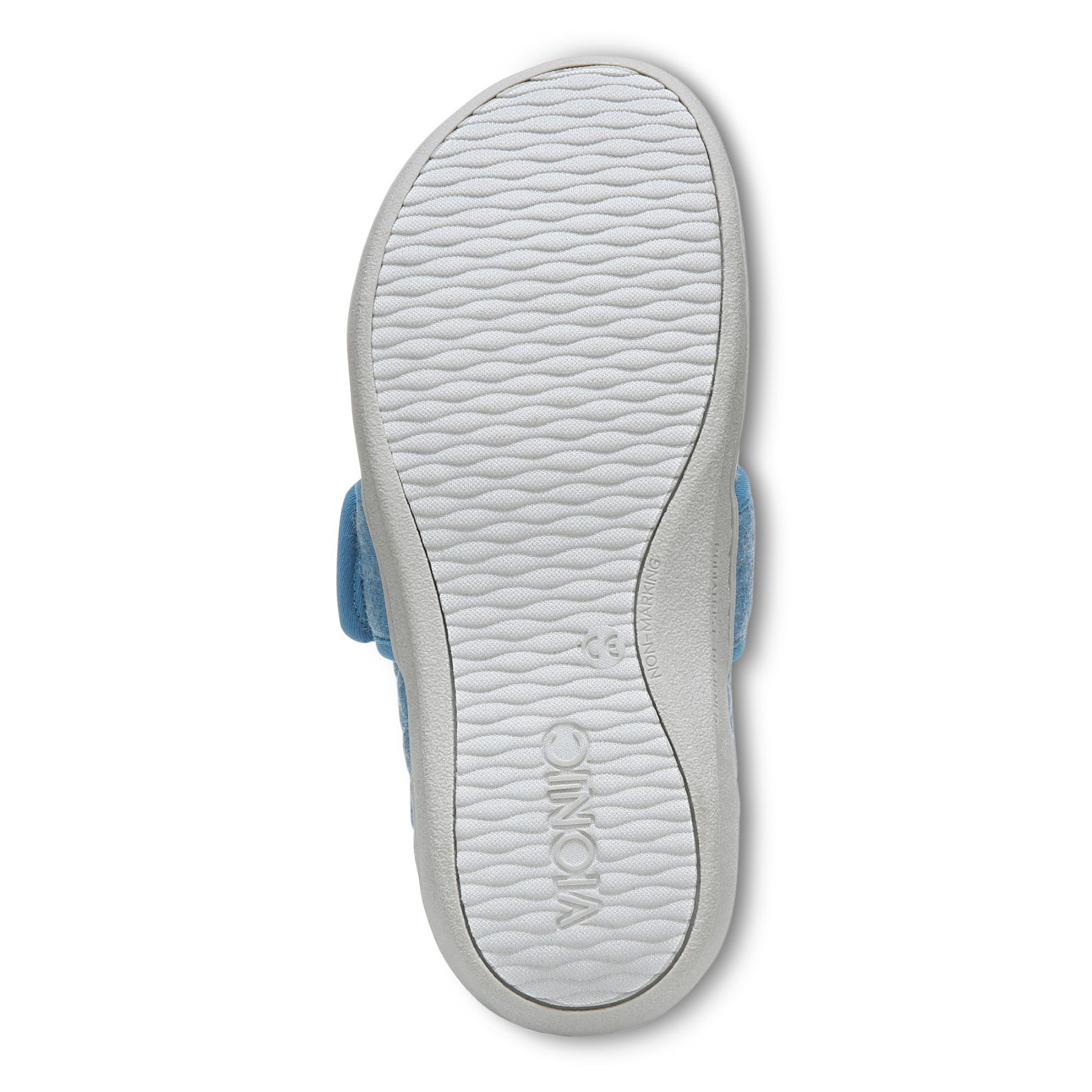 Vionic Carlin Women's Supportive Slippers - Horizon Blue - Bottom