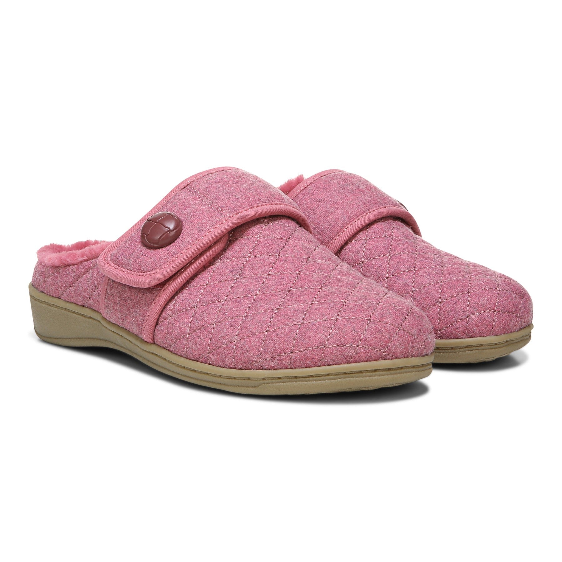 Vionic Carlin Women's Supportive Slippers - Rhubarb - Pair