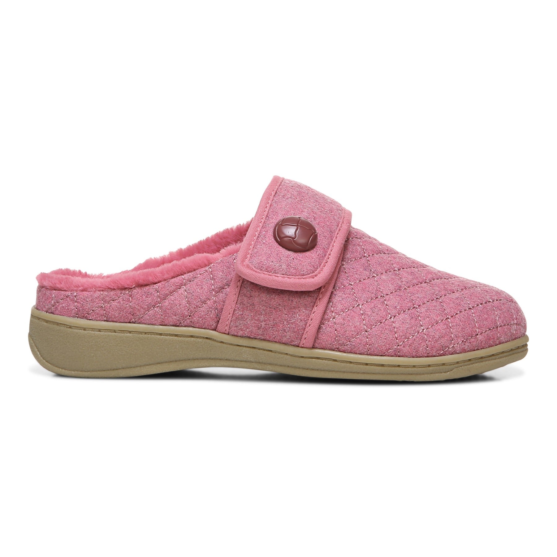 Vionic Carlin Women's Supportive Slippers - Rhubarb - Right side