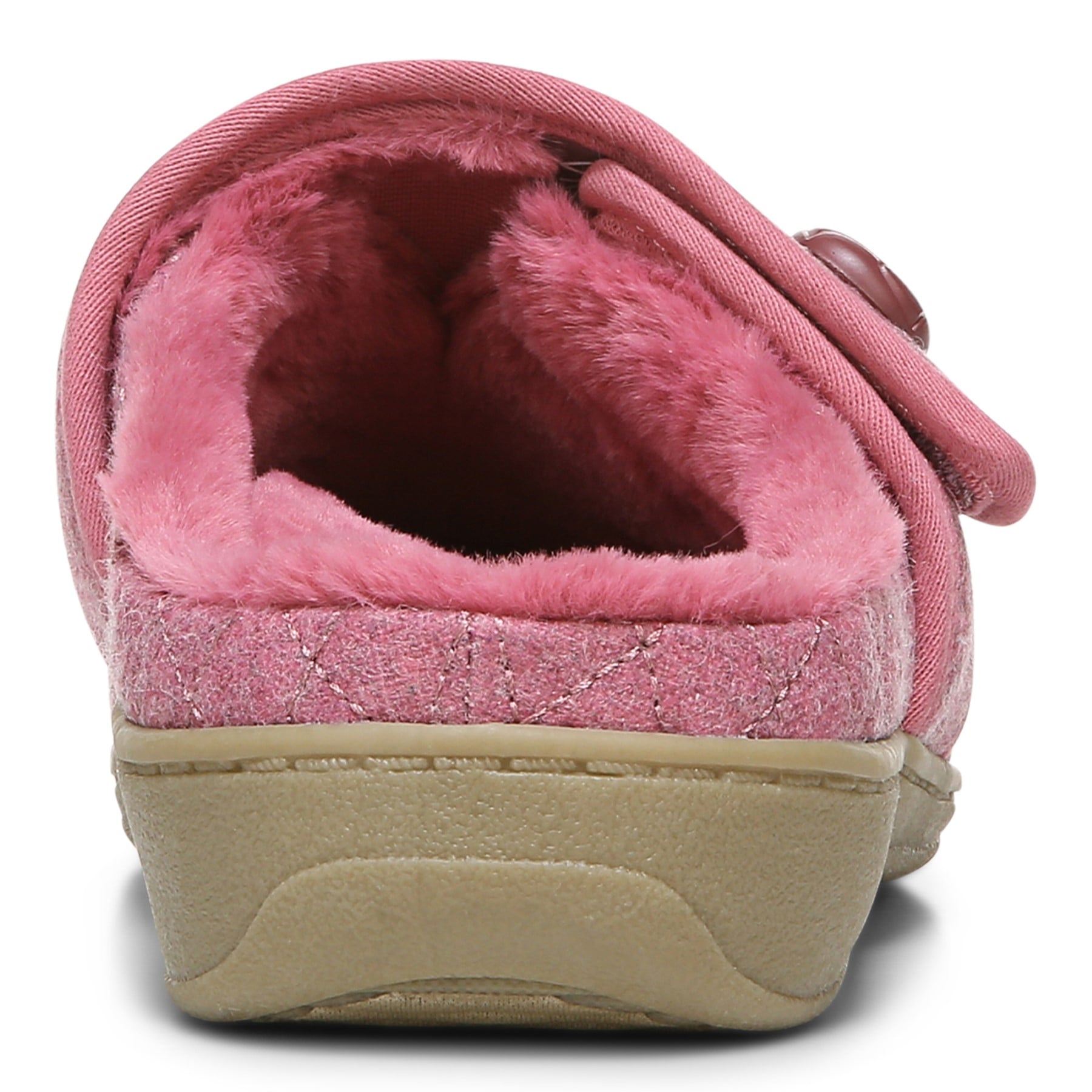 Vionic Carlin Women's Supportive Slippers - Rhubarb - Back