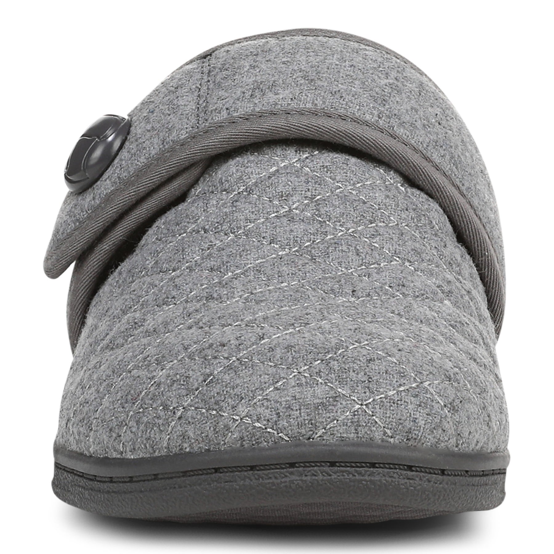 Vionic Carlin Women's Supportive Slippers - Charcoal Grey Front