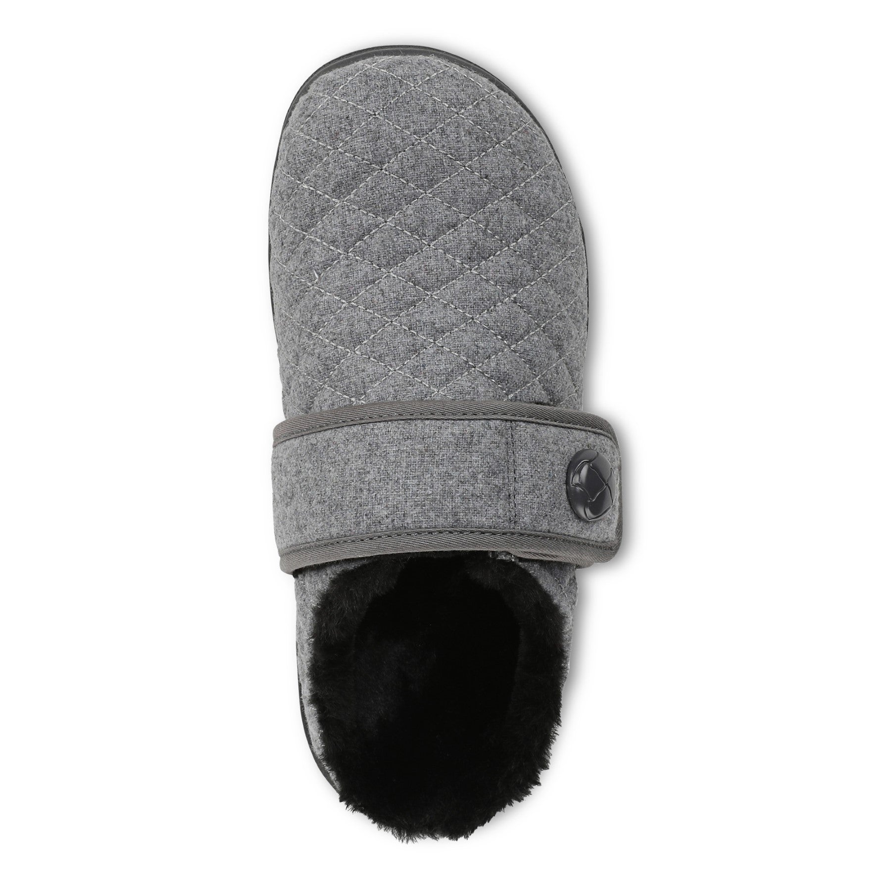 Vionic Carlin Women's Supportive Slippers - Charcoal Grey Top