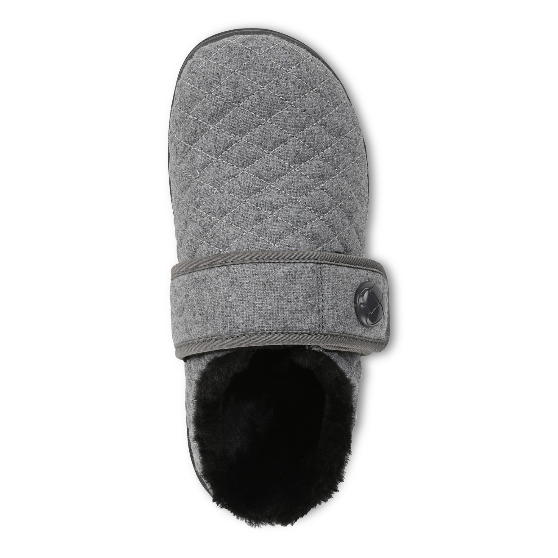 Vionic Carlin Women's Supportive Slippers - Charcoal Grey Top