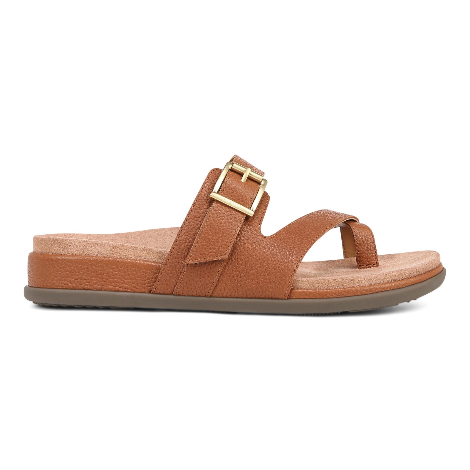 Vionic Carmela Women's Thong Sandals - Tan Leather - Right side