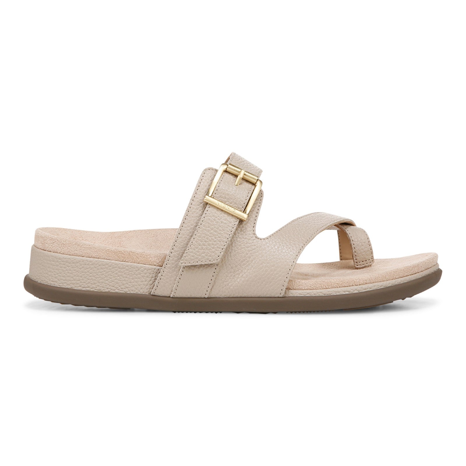 Vionic Carmela Women's Thong Sandals - Oatrmeal Leather - Right side