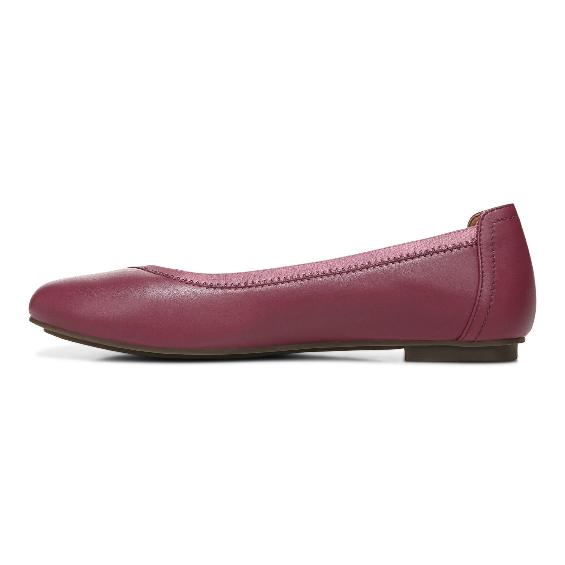Vionic Spark Caroll - Women's Ballet Flat - Shiraz - Left Side