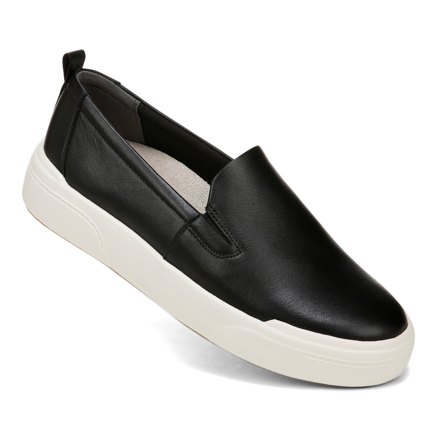 Vionic Carson womens Slip On/Loafer/Moc Shoe - Black - CARSON-J3217L2001-BLACK-13fl-med