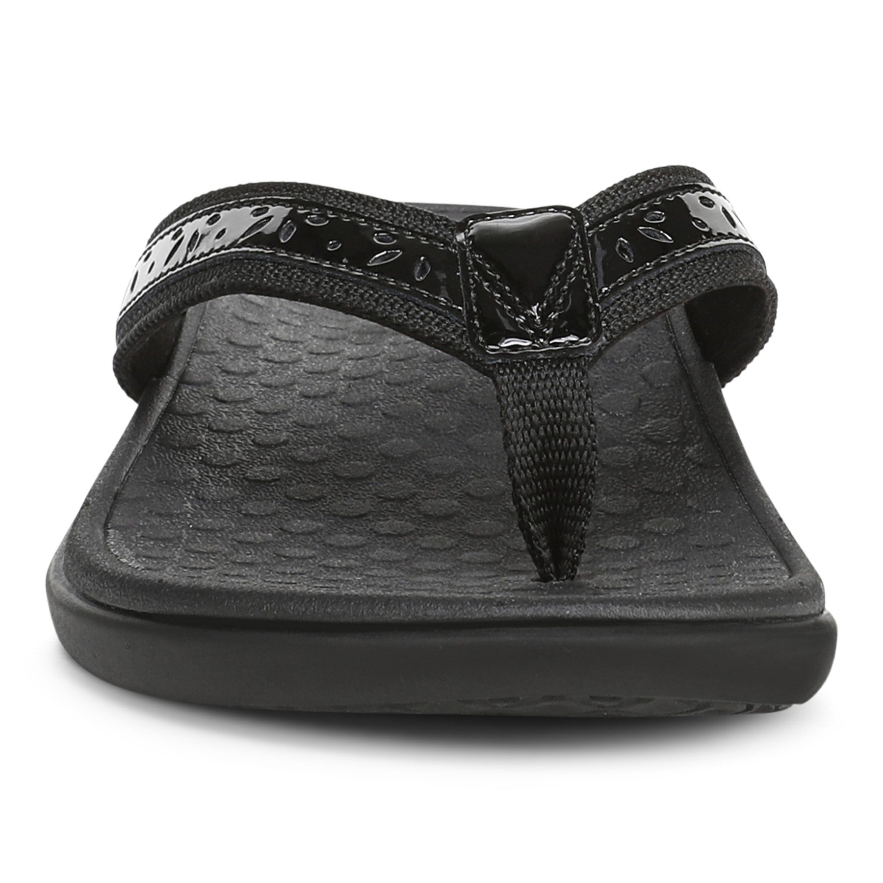 Vionic Casandra Women's Orthotic Sandal - Tide - Black/Black Front