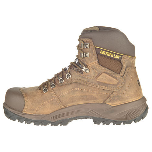 Caterpillar Diagnostic Hi Steel Toe Dark Beige