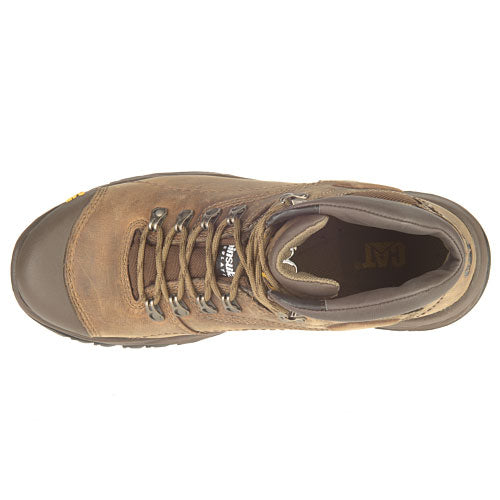 Caterpillar Diagnostic Hi Steel Toe Dark Beige