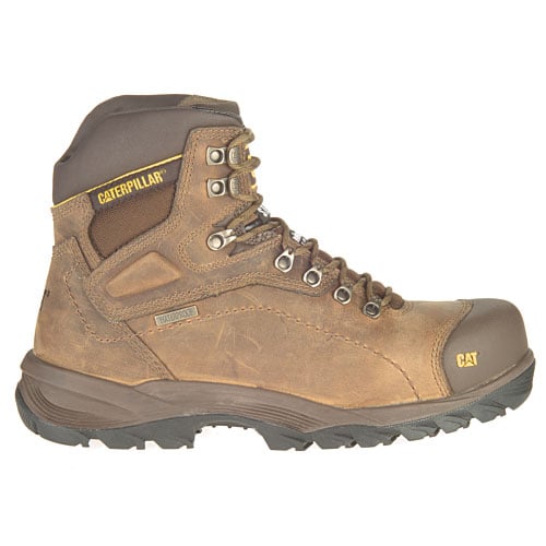 Caterpillar Diagnostic Hi Steel Toe Dark Beige