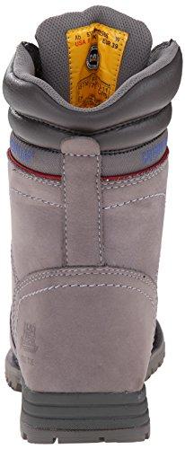 Caterpillar Echo Waterproof Steel Toe Tall Work Boot Womens Frost Grey - Frost Grey