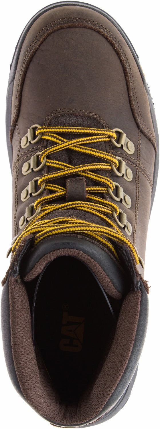 Caterpillar Outline Soft Toe - Seal Brown - Men's CAT Work Boots - TOP