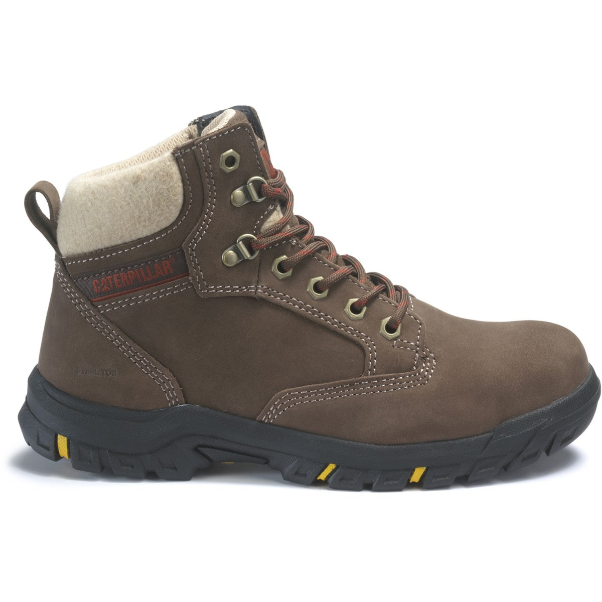 CAT Footwear Tess Women's Steel Toe Boot - Chocolate - Side