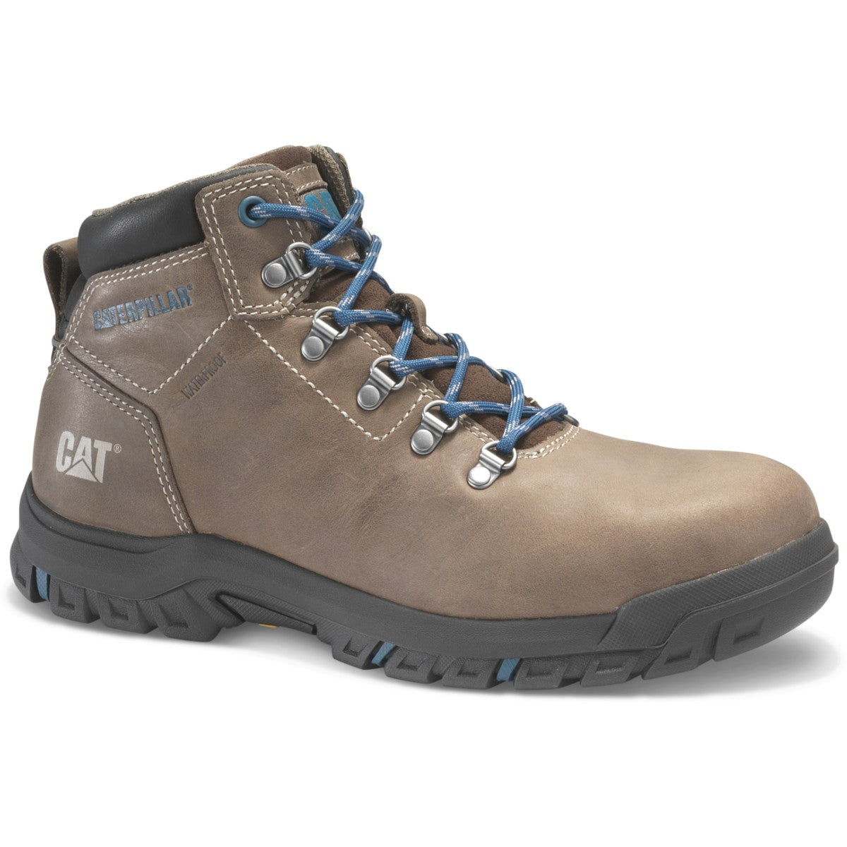 Caterpillar Mae Steel Toe Waterproof Work Boot Women's CAT Footwear - Bay Leaf - Angle Main