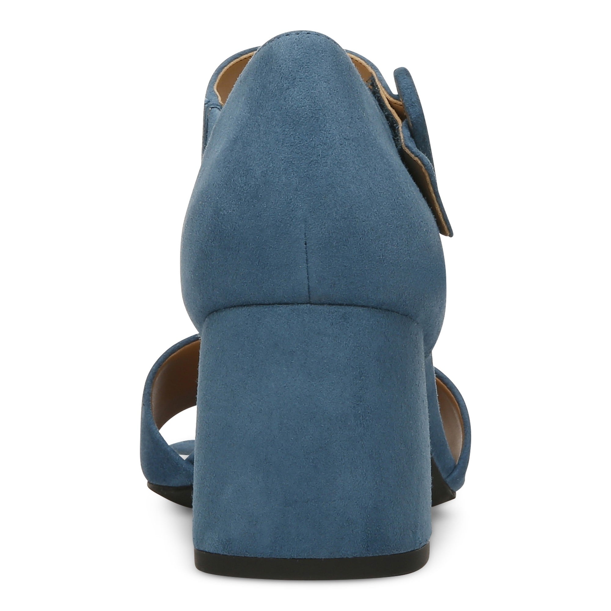 Vionic Chardonnay Womens Quarter/Ankle/T-Strap Sandals - Dark Teal Suede - Back