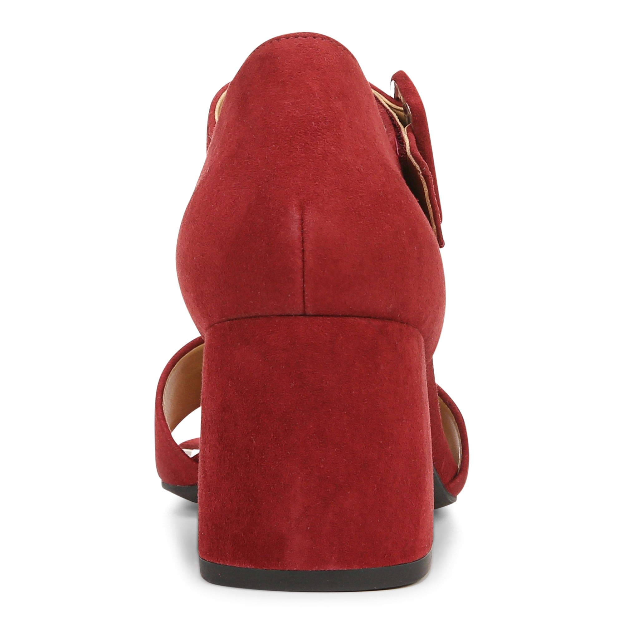 Vionic Chardonnay Womens Quarter/Ankle/T-Strap Sandals - Syrah Suede - Back