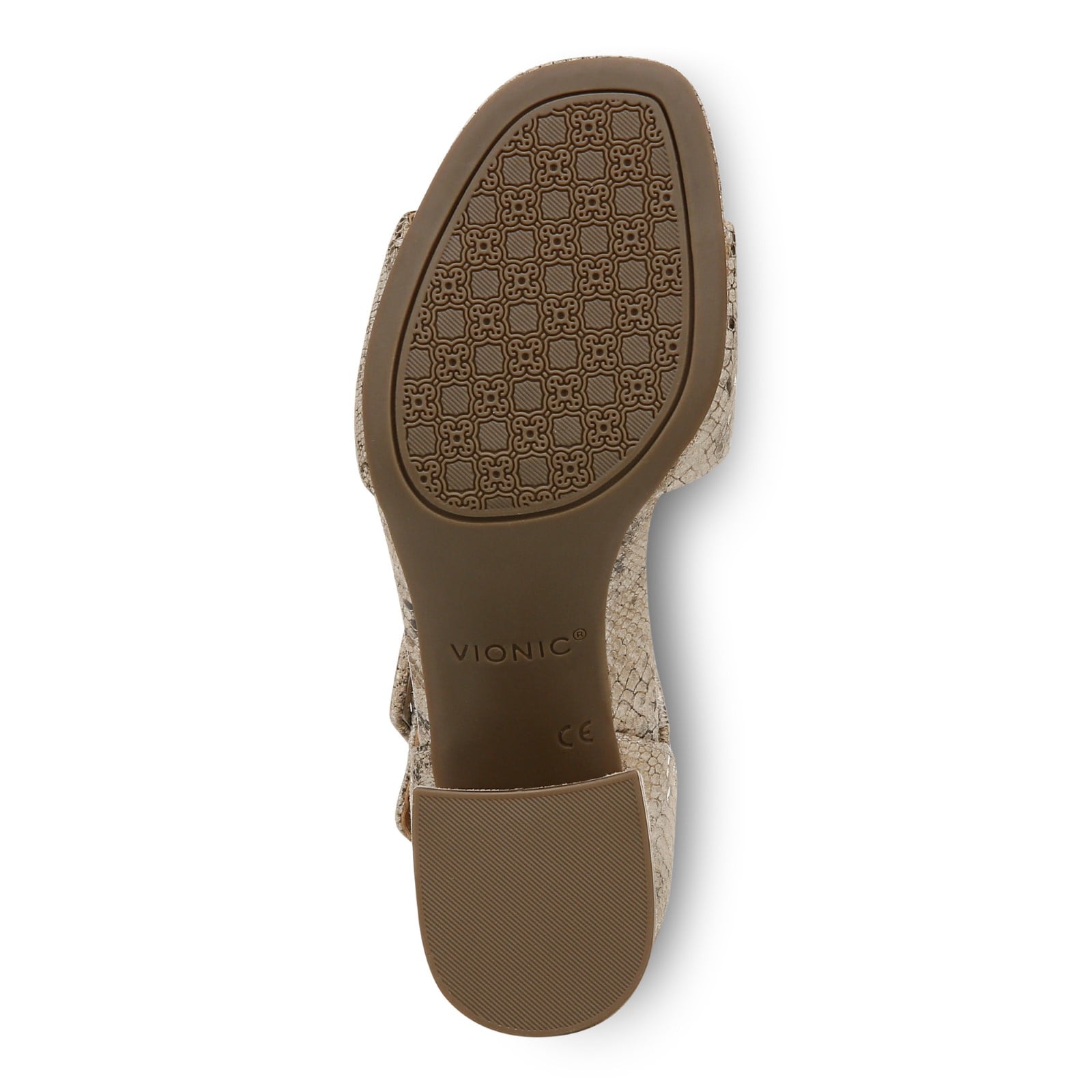 Vionic Chardonnay Women's Heeled Sandals - Stylish and Comfortable Quarter/Ankle/T-Strap Sandals - Oatmeal - Bottom