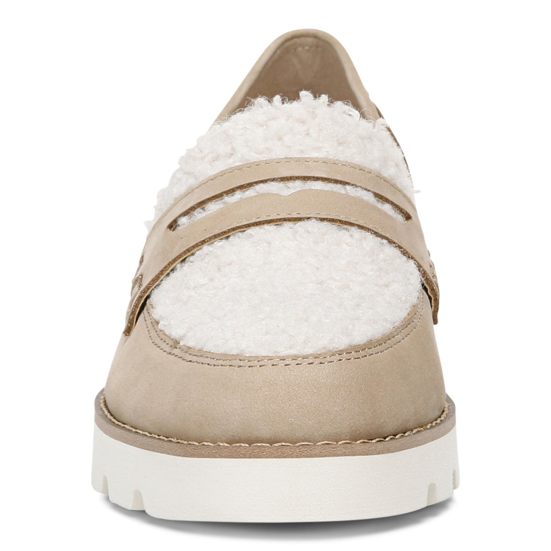 Vionic Cheryl Women's Platform Supportive Loafer - Wheat Nbk/shrl - Front