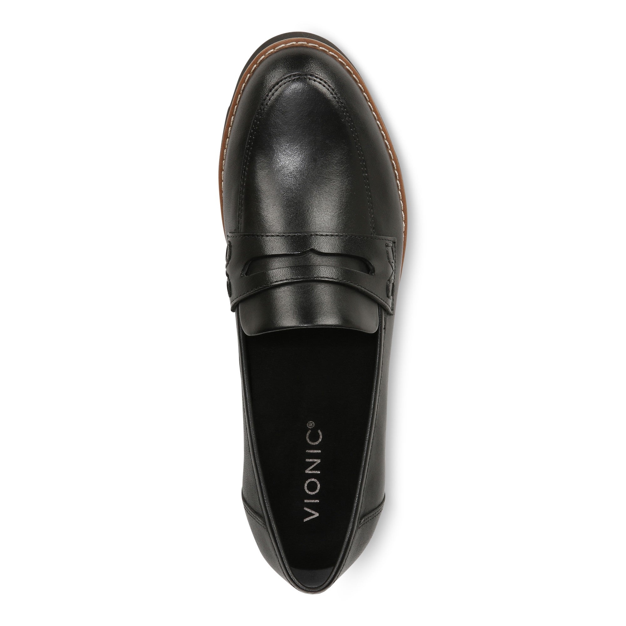 Vionic Cheryl Ii Womens Slip On/Loafer/Moc Casual - Black Nappa - Top