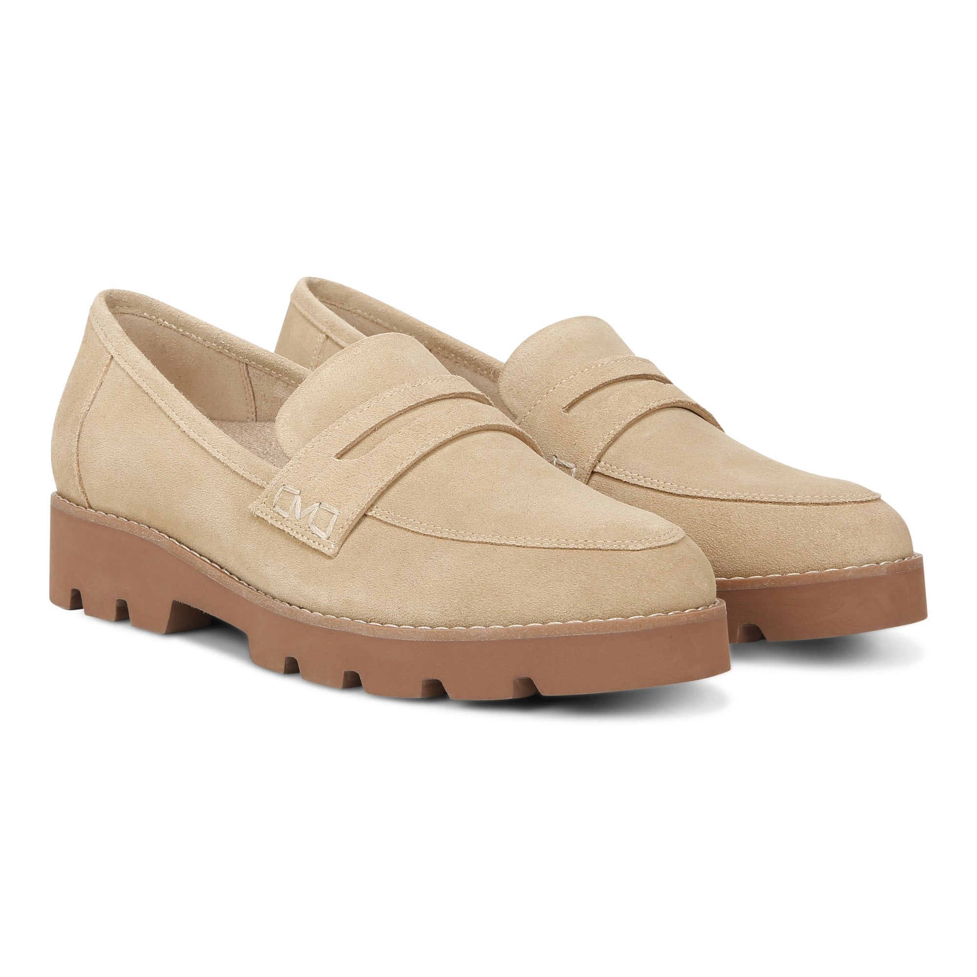Vionic Cheryl Ii Womens Slip On/Loafer/Moc Casual - Sand Suede - Pair