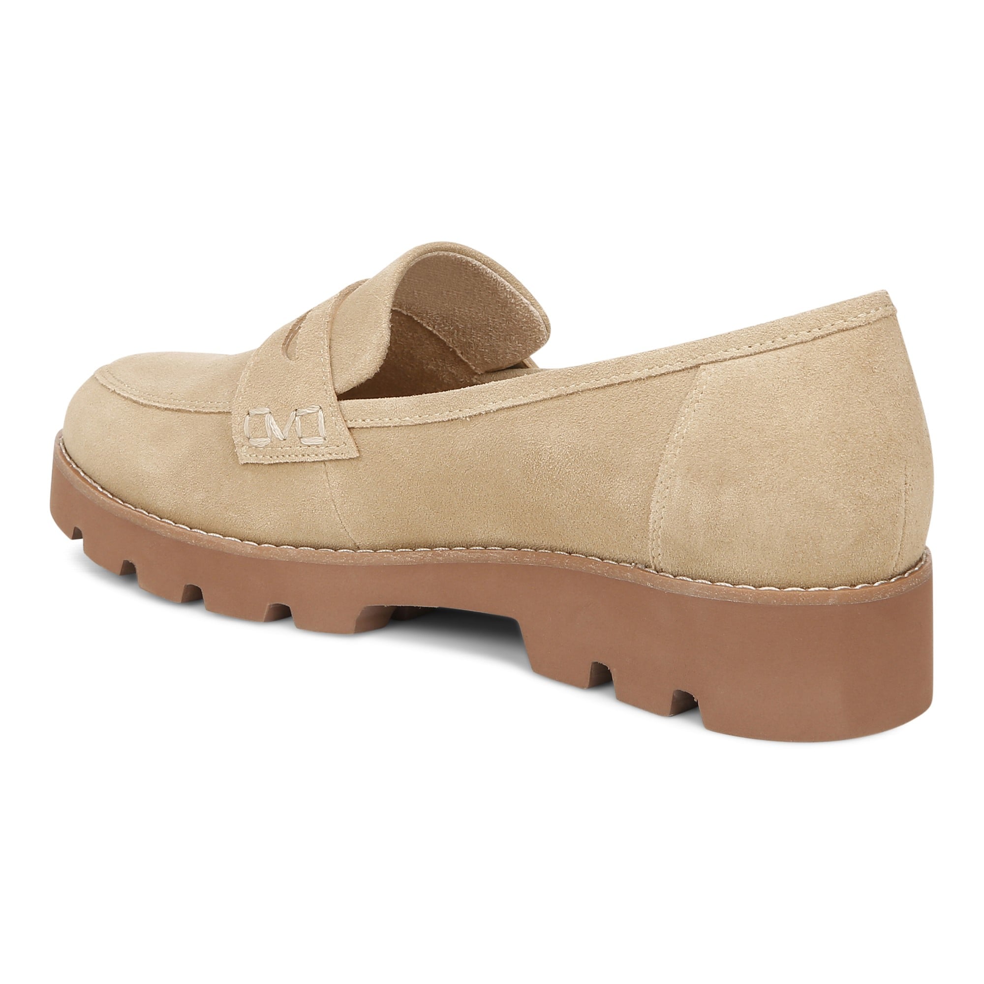 Vionic Cheryl Ii Womens Slip On/Loafer/Moc Casual - Sand Suede - Back angle