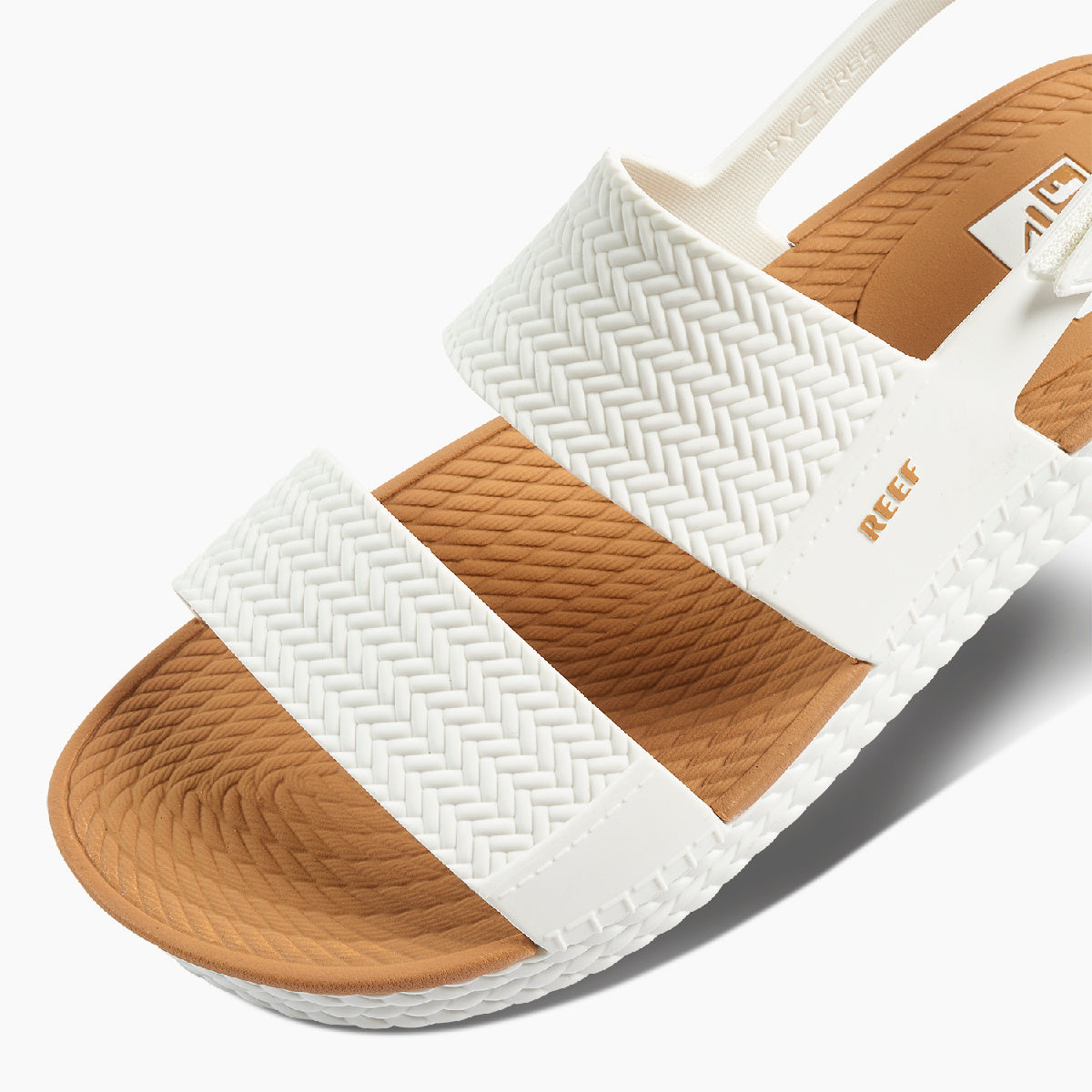 Reef Water Vista - White/Tan - Down the Line 1 View - White/Tan
