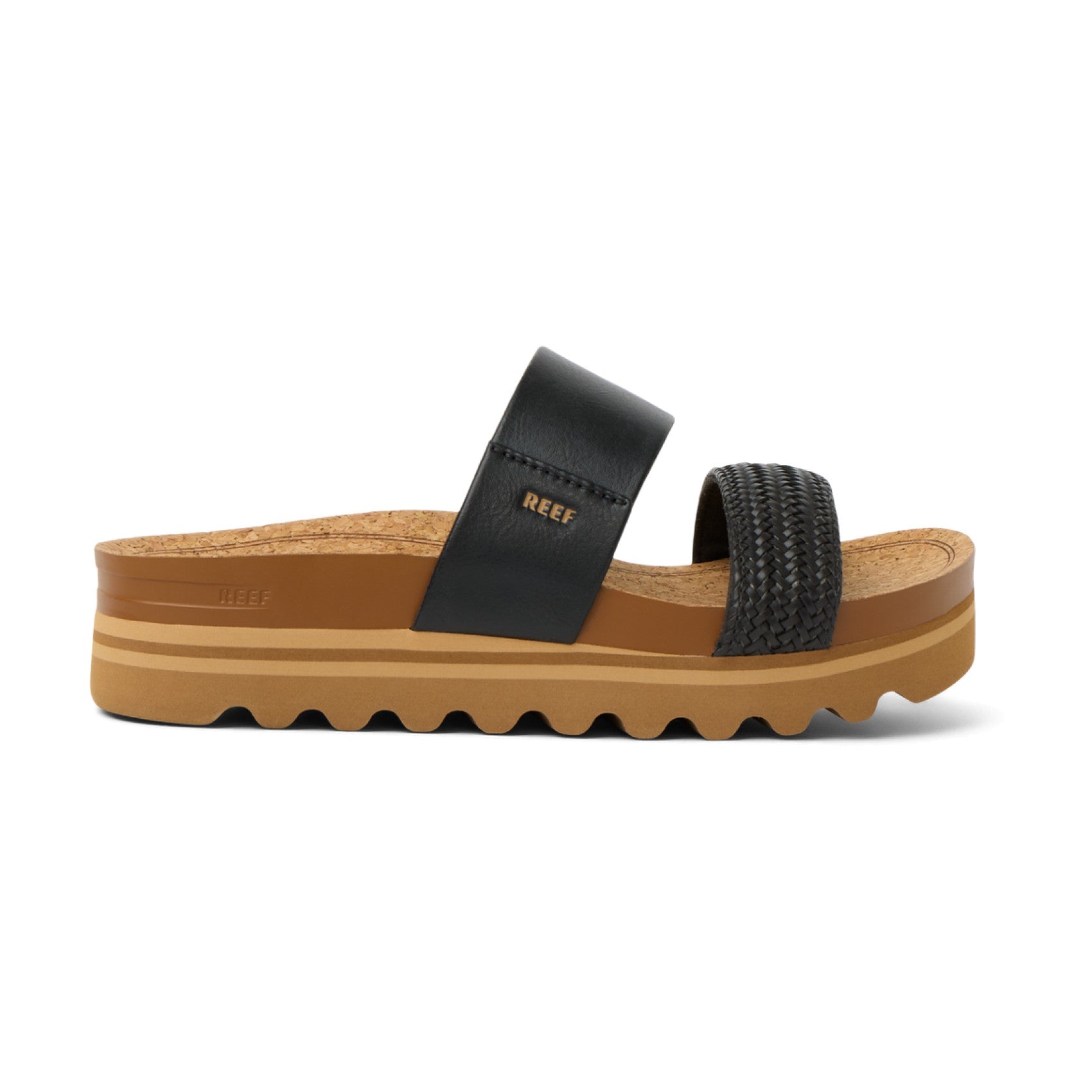 Reef Cushion Vista Hi - Black Braid - Right Side View - Black Braid
