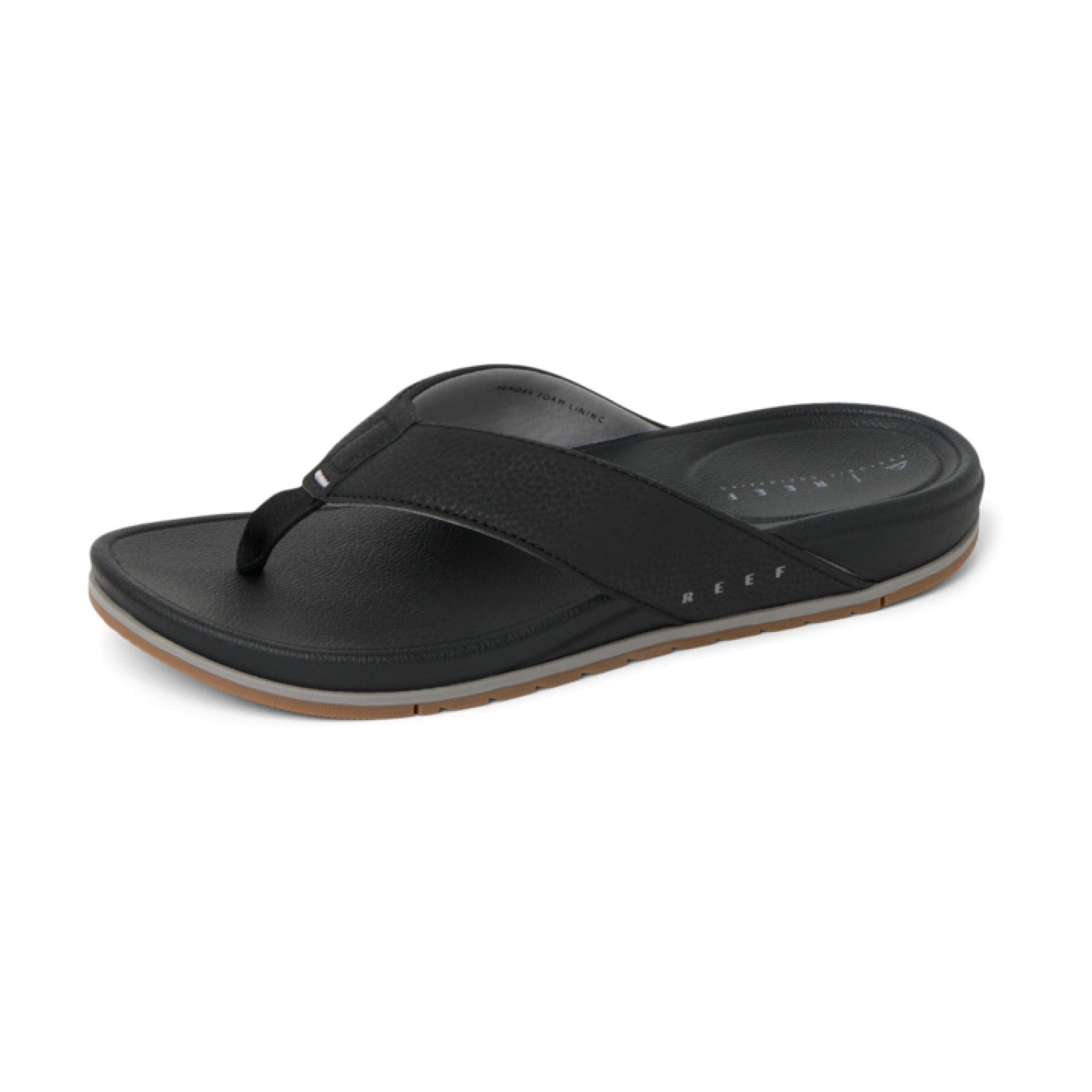 Reef Phantom Bonzer -  - Left Side View - Black/Gum