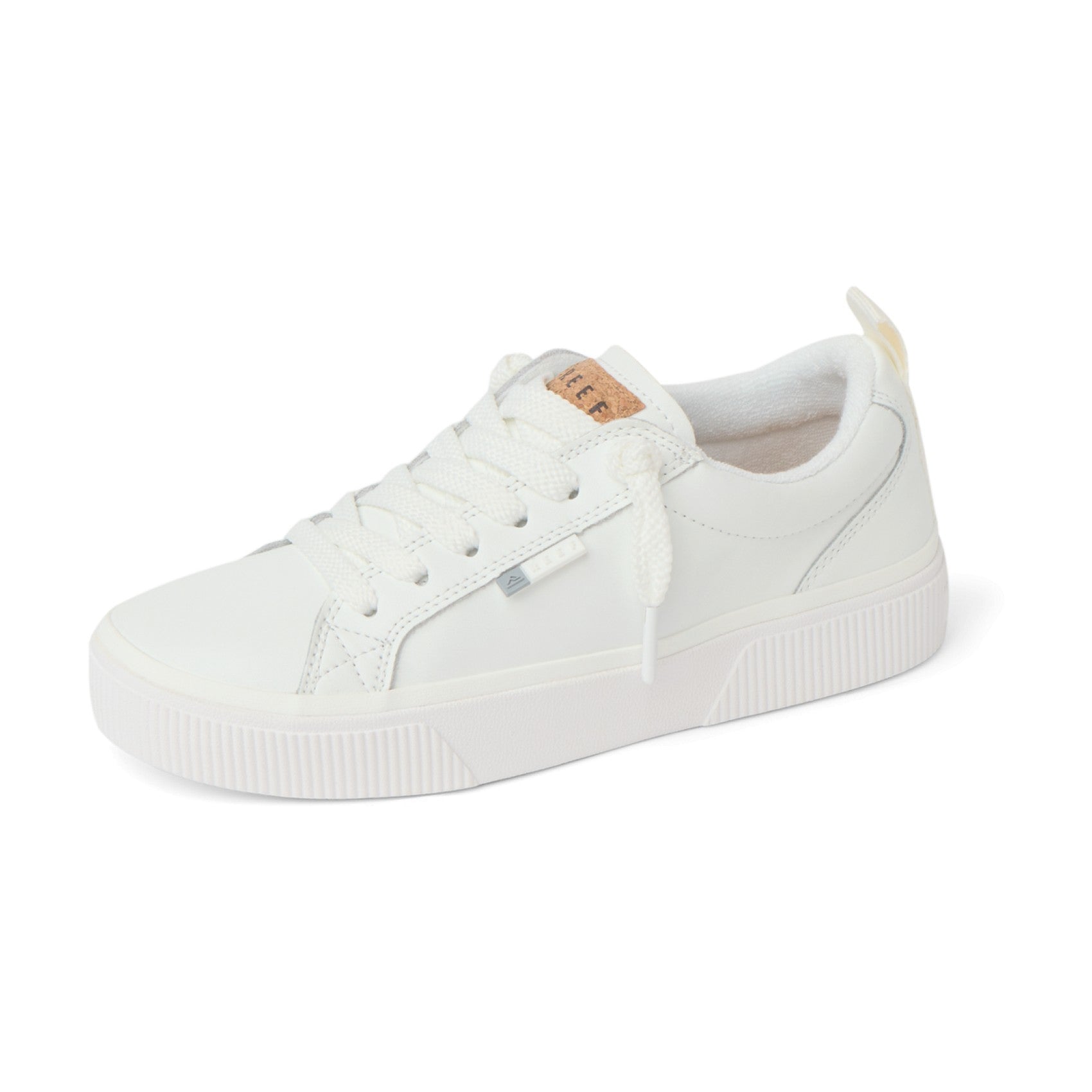 Reef Lay Day Dawn - White Leather - Left Side View