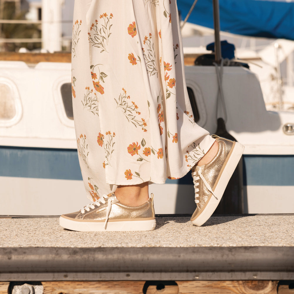 Reef Lay Day Dawn - Champagne Suede - Underside View