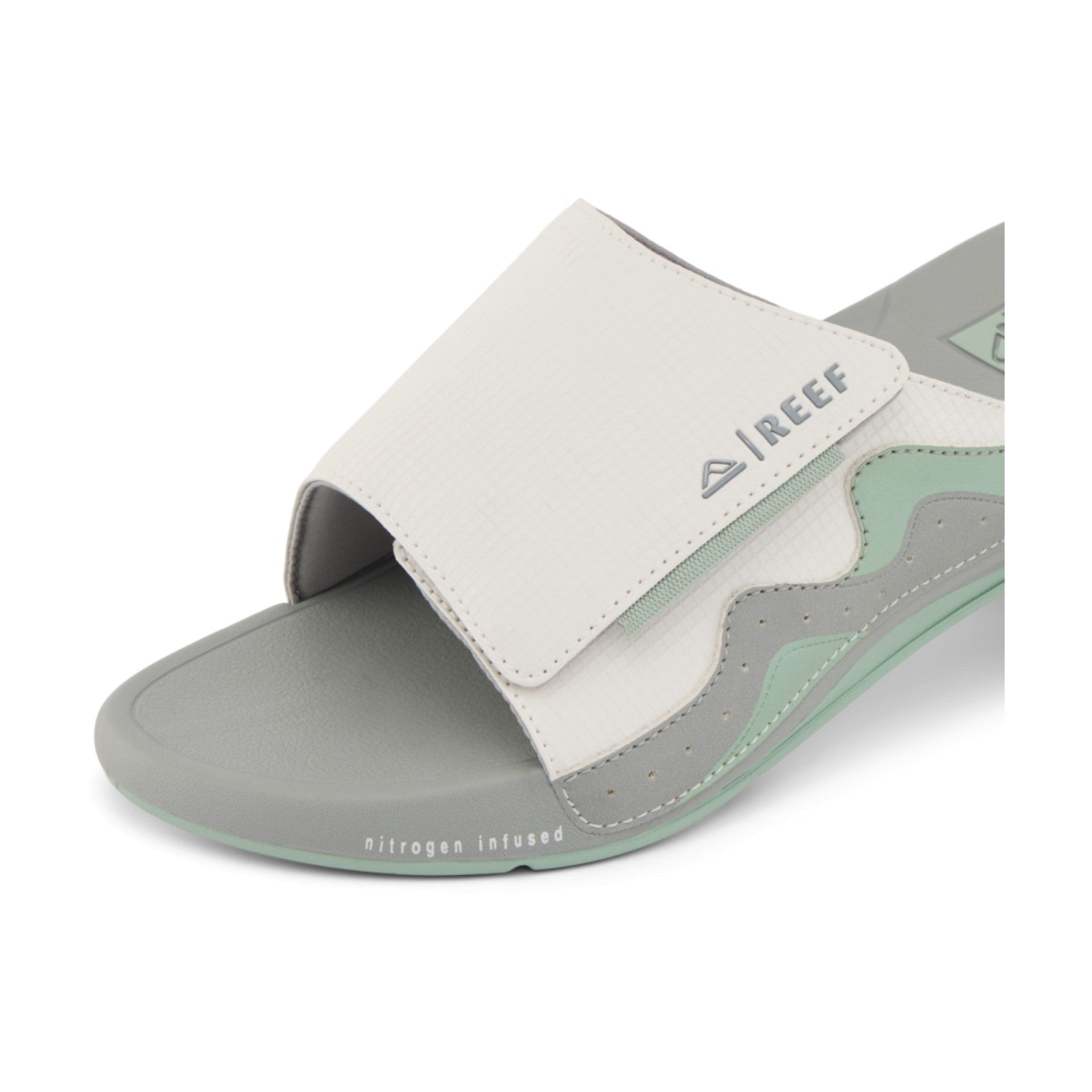 Reef Cruiser Slide -  - Down the Line 1 View - Grey/Green