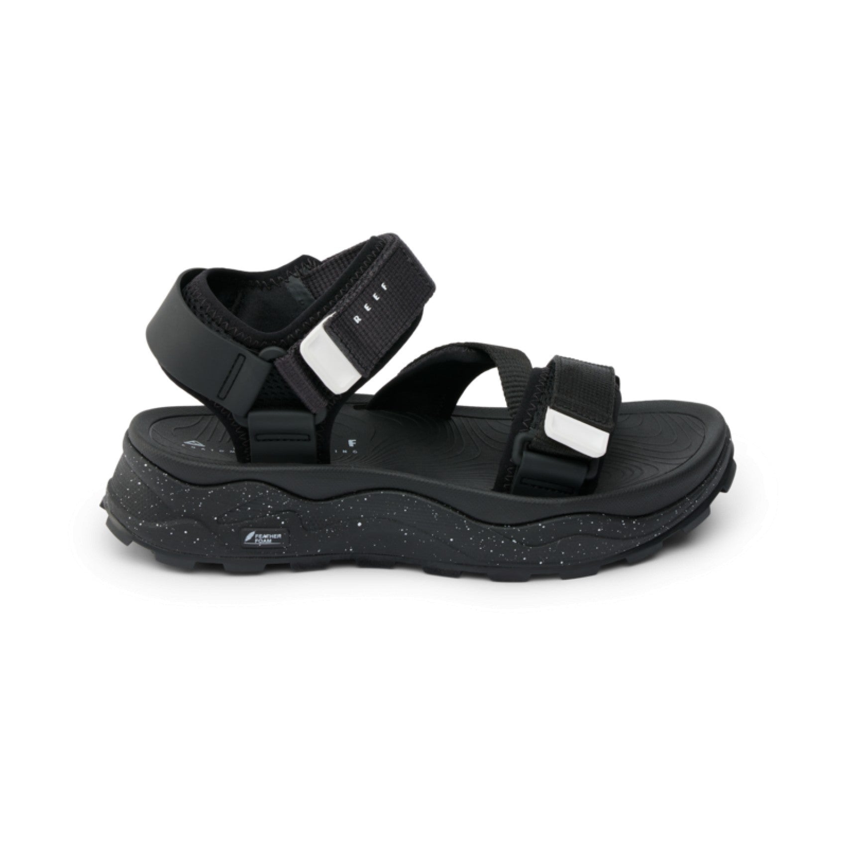 Reef Cross-Shore - Black - Right Side View