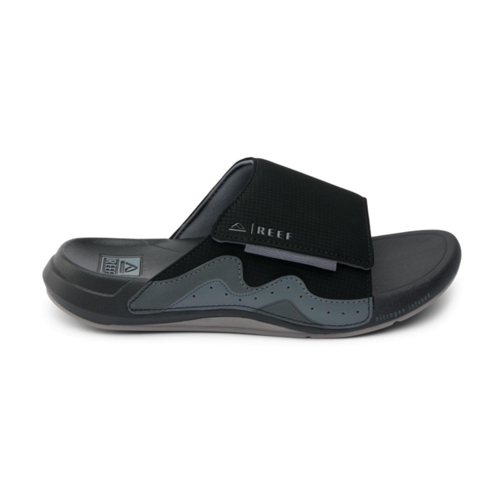 Reef Cruiser Slide - Black/Grey - Right Side View