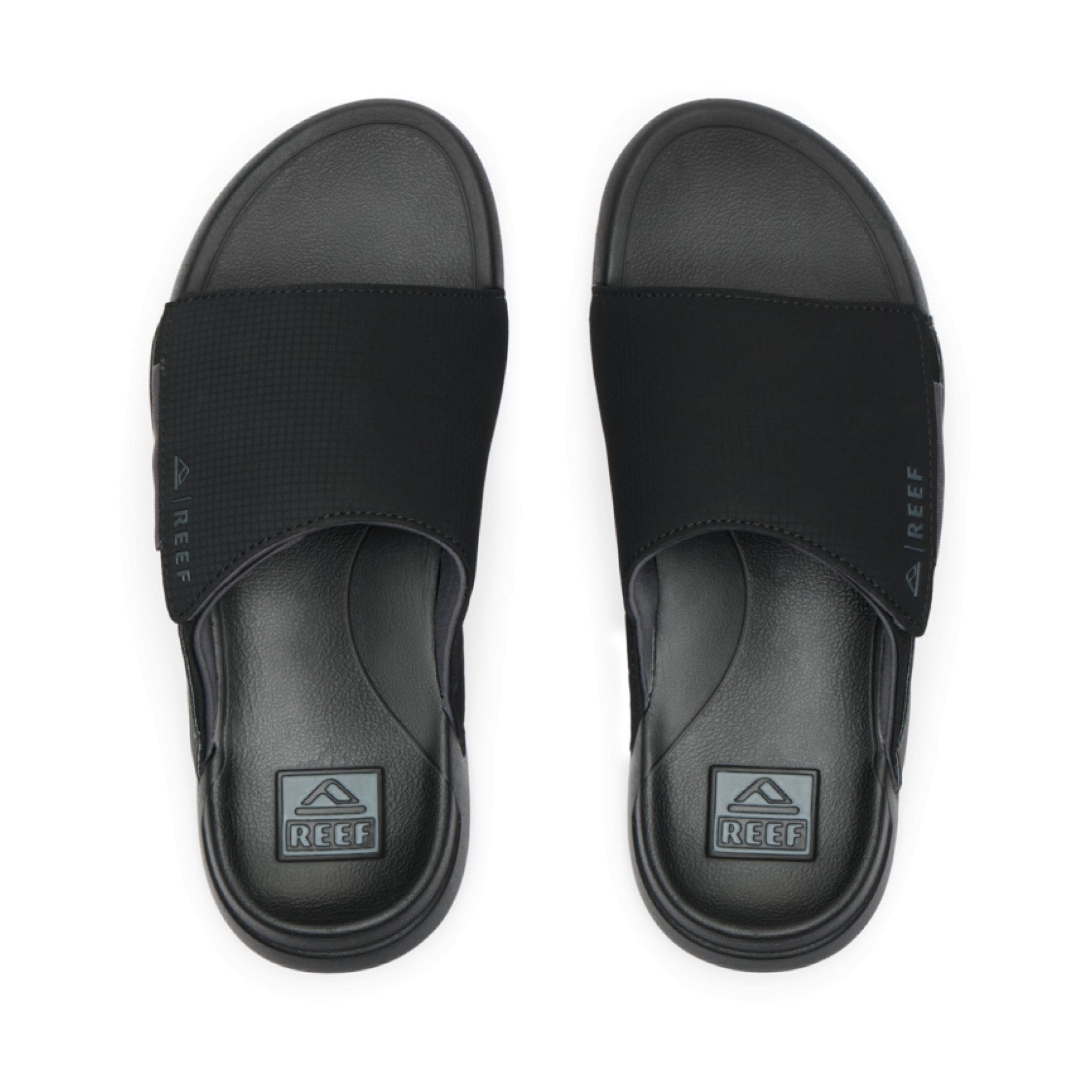 Reef Cruiser Slide - Black/Grey - Top View