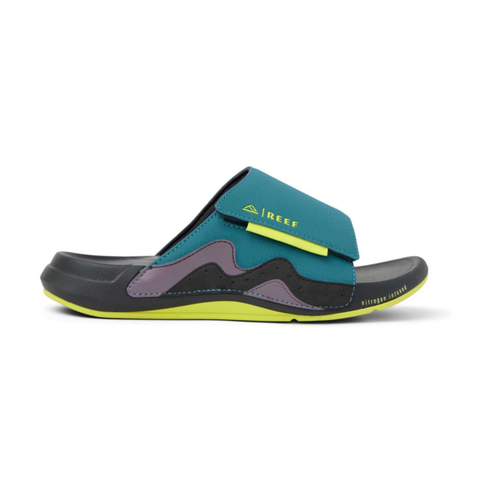 Reef Cruiser Slide - Ocean/Lime/Purple - Right Side View