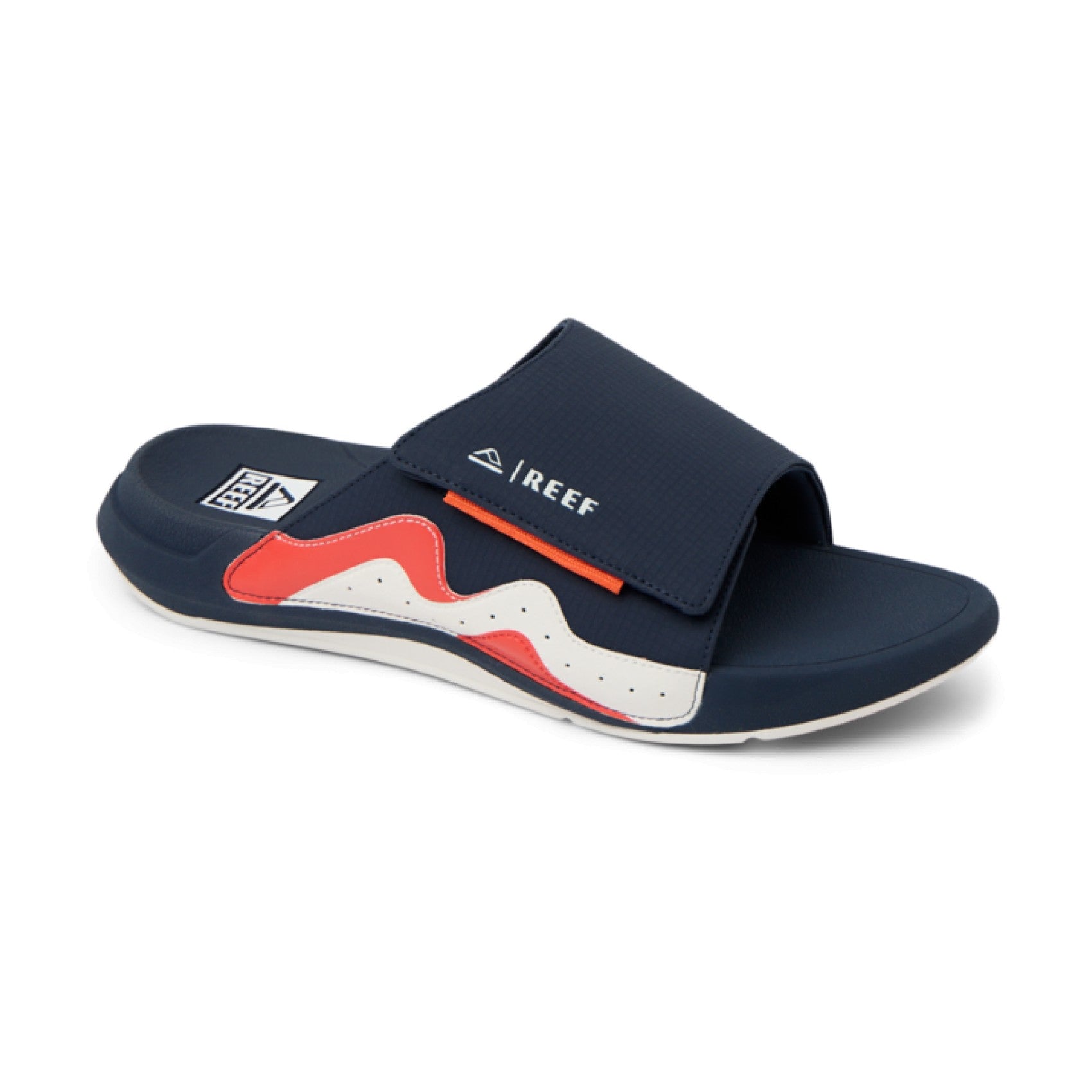 Reef Cruiser Slide - Navy/White/Orange - Main View