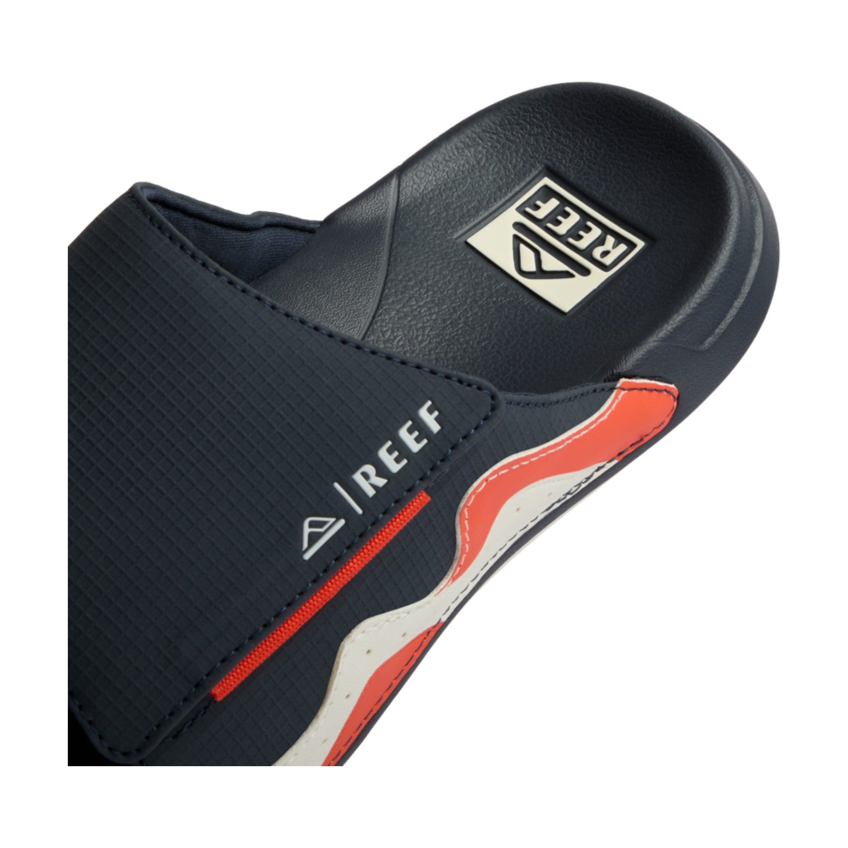 Reef Cruiser Slide -  - Down the Line 2 View - Navy/White/Orange