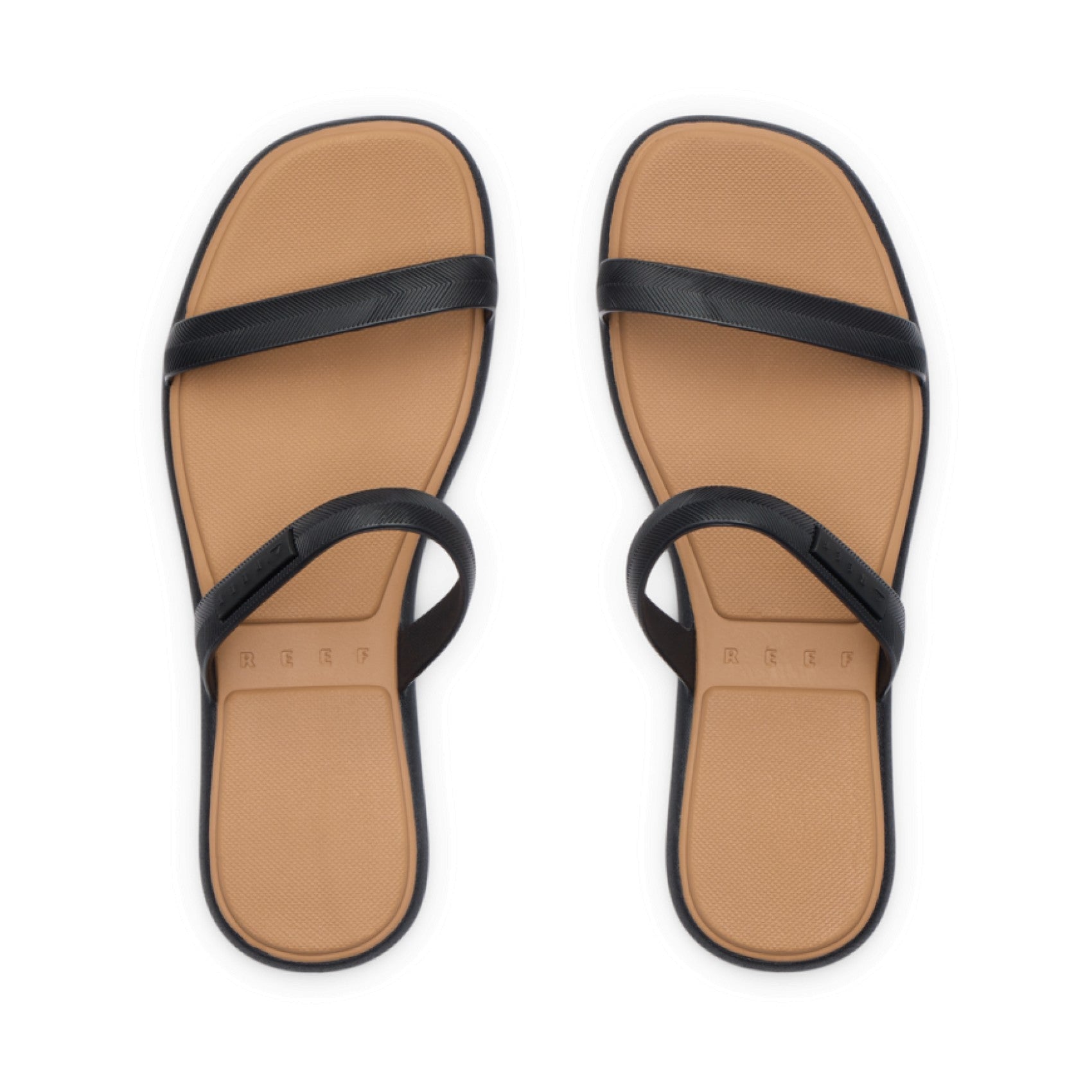 Reef Water Willow Marina - Black/Tan - Top View