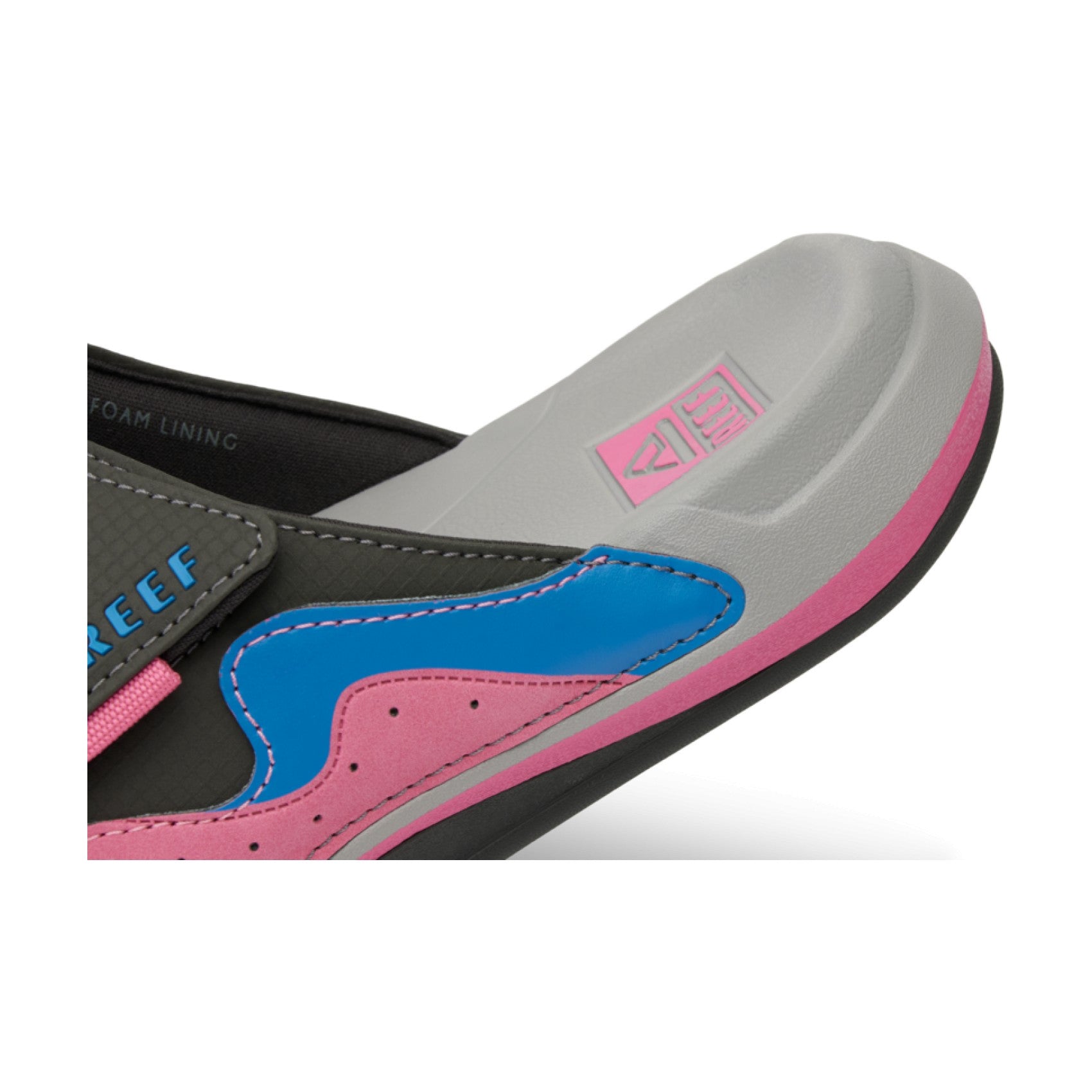 Reef Cruiser Slide - Black/Pink - Down the Line 2 View