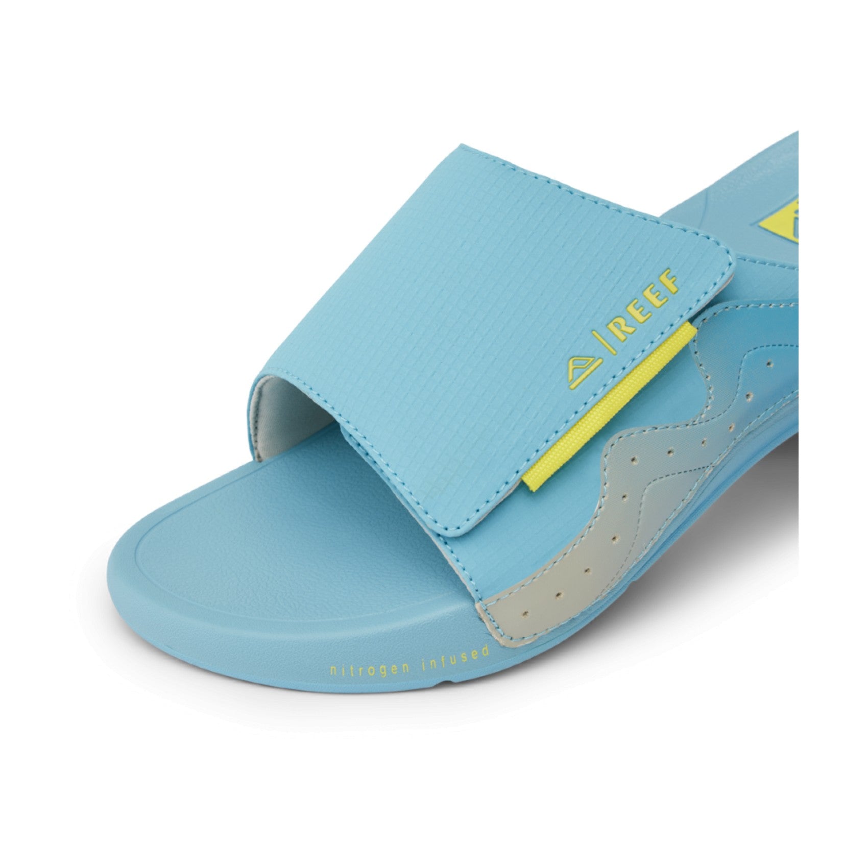 Reef Cruiser Slide - Light Blue/Yellow - Down the Line 1 View