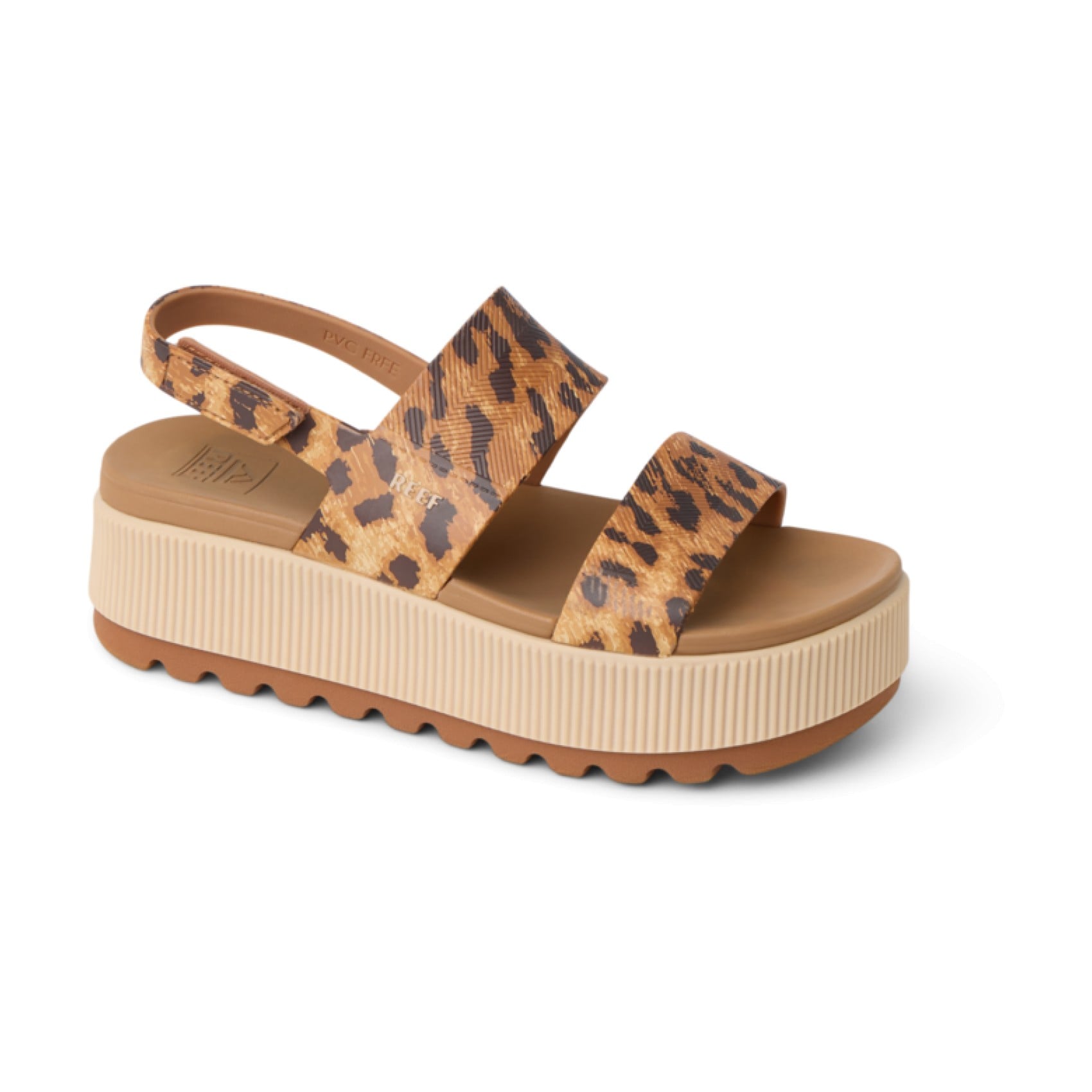 Reef Water Vista Higher Women's Platform Sandals in Leopard