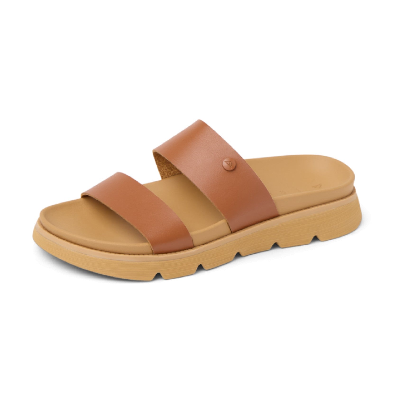 Reef Vista Luxe Thea - Leather Brown - Left Side View