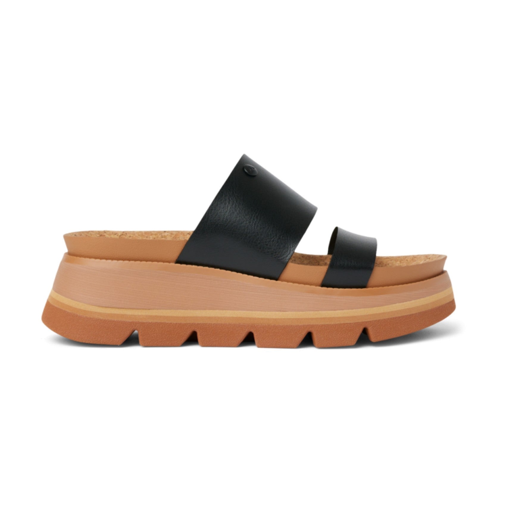 Reef Vista Luxe Siaa - Black/Tan - Right Side View