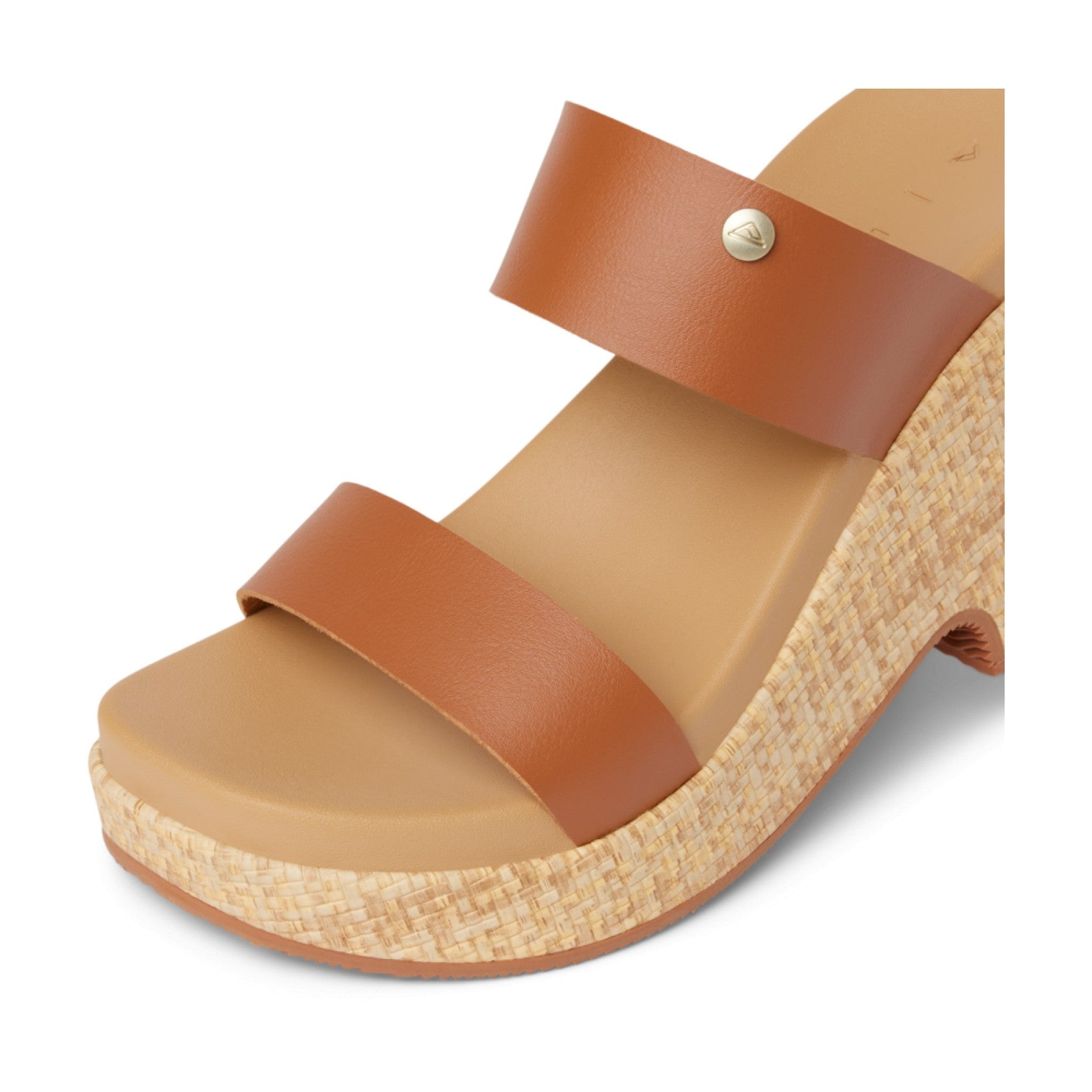 Reef Sunset Ibiza - Leather Brown - Down the Line 1 View Black/Raffia