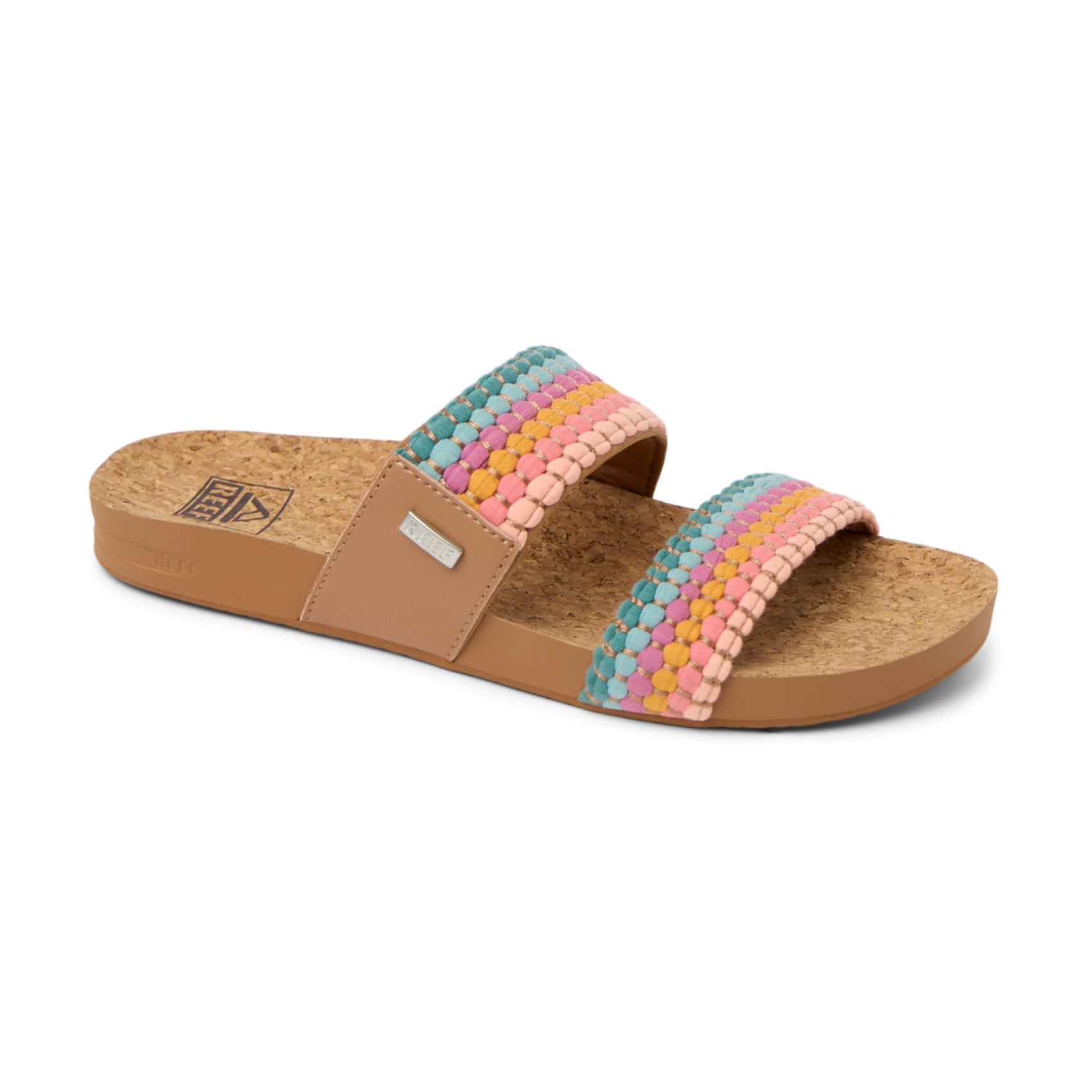 Reef Cushion Vista view 2 - Sherbet Multi
