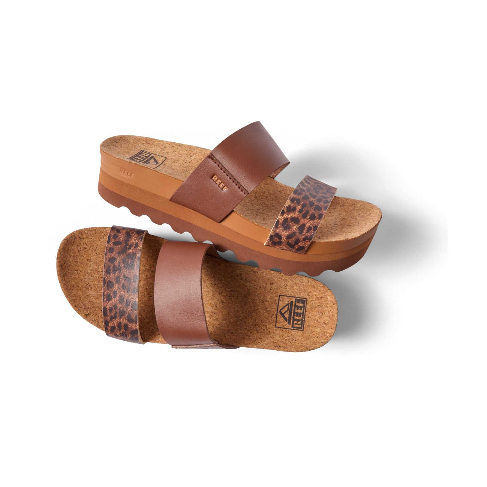 Reef Cushion Vista Hi view 2 - Brown/Leopard