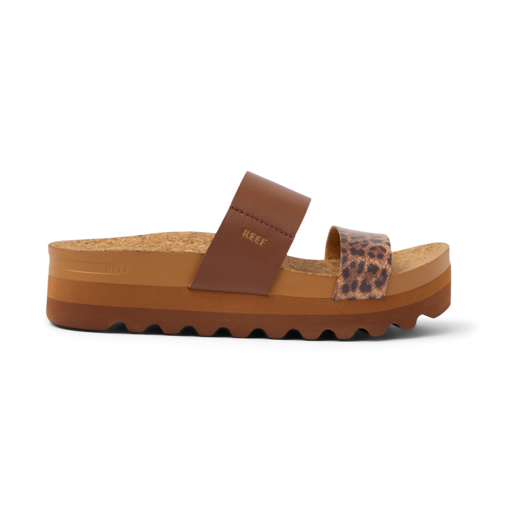 Reef Cushion Vista Hi - Brown/Leopard - Right Side View