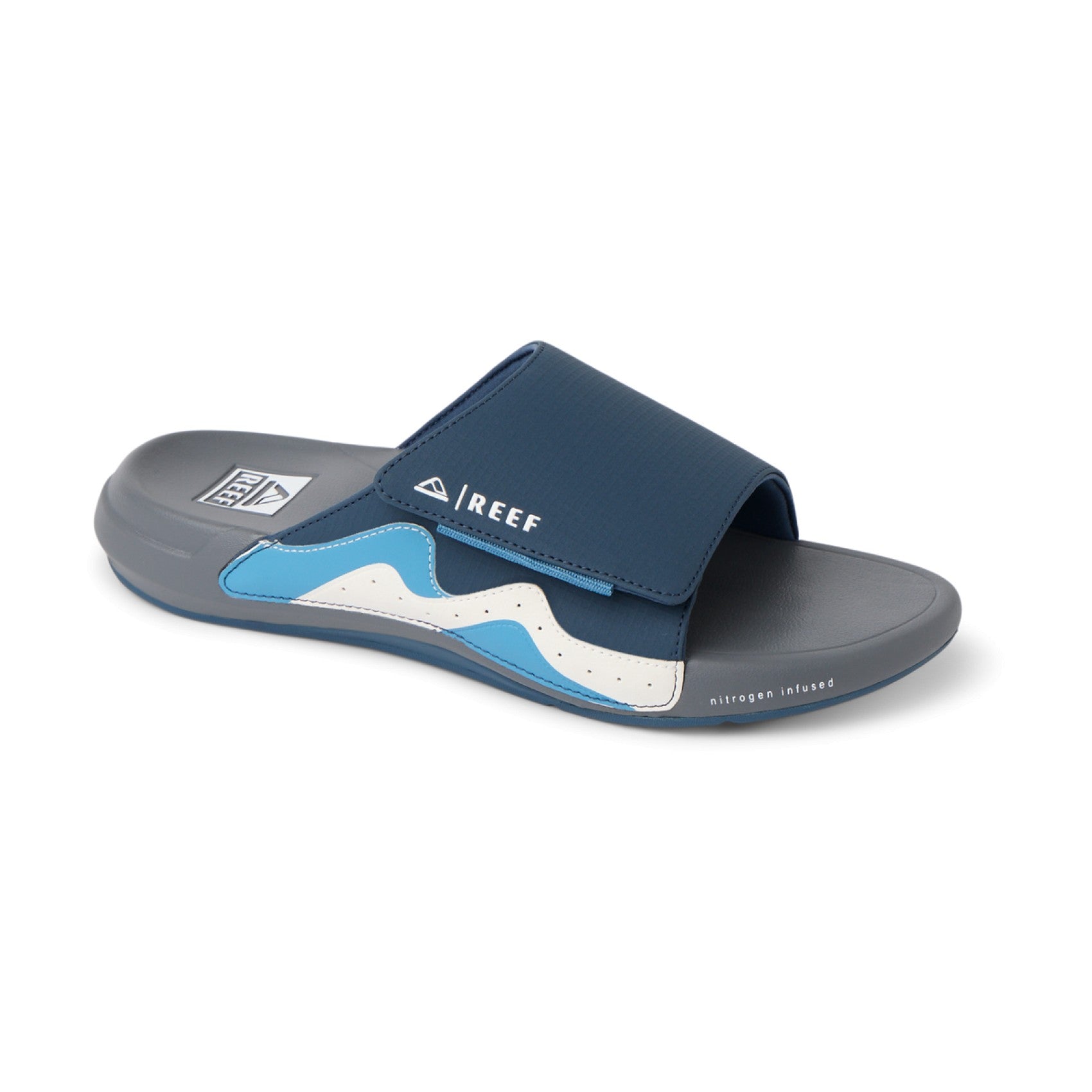 Reef Cruiser Slide view 4 - Navy/Grey/White